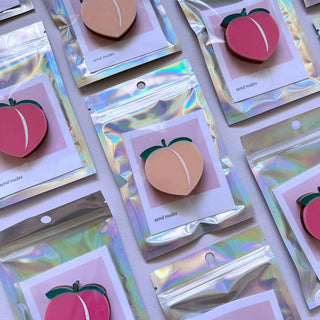 Peach - Acrylic Magnet-Magnets-Stash World