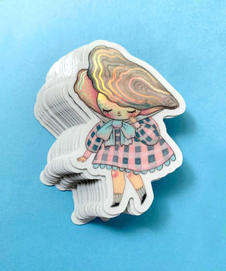 Pearl - Holographic Vinyl Sticker-Stash World