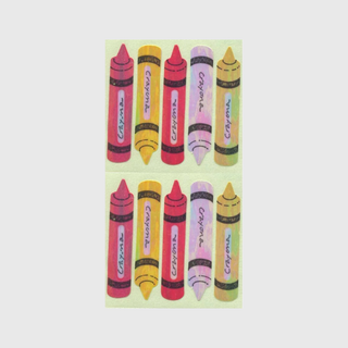 Crayons - Pearlie Sticker Sheet
