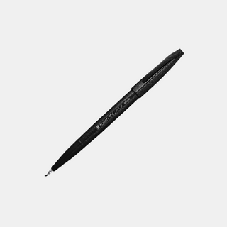 Pentel Fude Touch Brush Sign Pen (Black)-Pens-Stash World