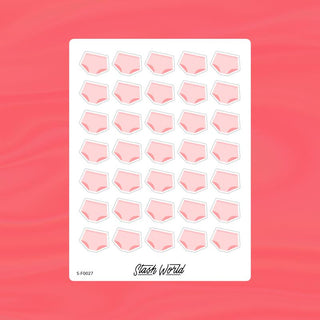 Period Undies Sticker Sheet-Stash World