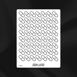 Pill Icons Sticker Sheet-Stash World