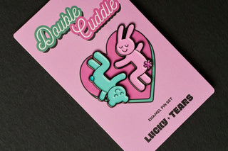 Double Cuddle - Enamel Pin Set