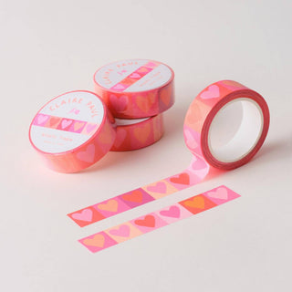 Pink Love Hearts - Washi Tape-Washi Tapes-Stash World