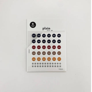 Plain.28: Weekdays - Sticker Sheet (3 Pack)-Sticker Sheets-Stash World
