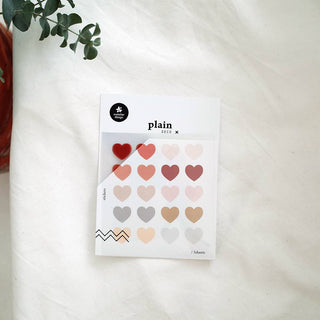 Plain.53: Hearts - Transparent Sticker Sheet (3 Pack)-Sticker Sheets-Stash World