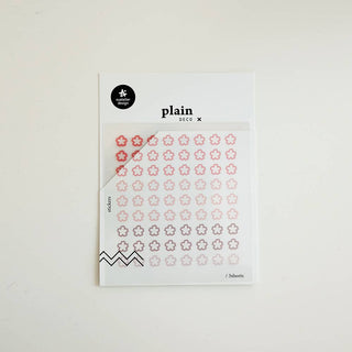 Plain.61: Flower Outline - Transparent Sticker Sheet (3 Pack)-Sticker Sheets-Stash World