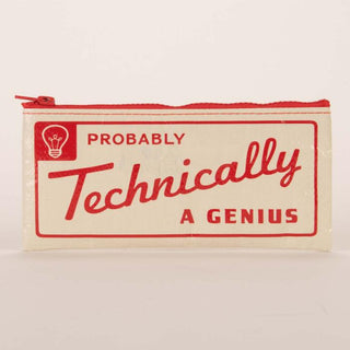 Probably Technically A Genius Pencil Case-Stash World