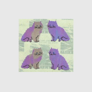 Kitty Cat Sticker Sheets - Off the Roll