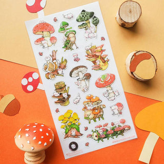 Purr-fect Shrooms - Sticker Sheet-Sticker Sheets-Stash World