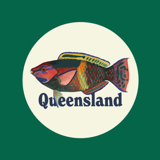 Queensland Parrot Fish Vinyl Sticker-Stash World
