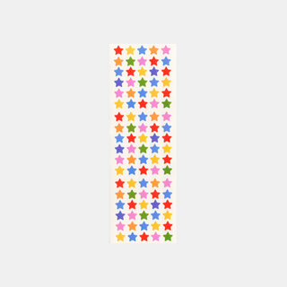 Rainbow Stars - Pearly Stickers-Sticker Sheets-Stash World