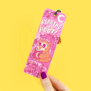 Reading Is A Hoot! Bookmark with Tassel-Stash World