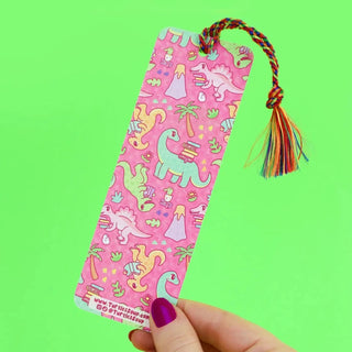 Reading Is Rawr-some! Bookmark with Tassel-Stash World