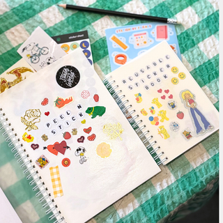 Reusable Sticker Book - A6 or A5-Sticker Storage-Stash World