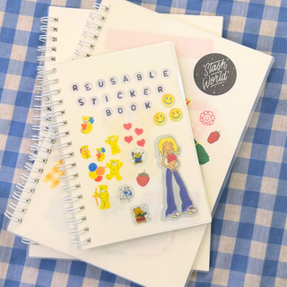 Reusable Sticker Book - A6 or A5-Sticker Storage-Stash World