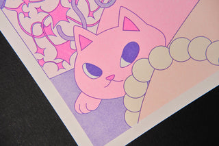 Dream Girl - Risograph A3 Print