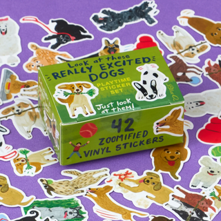 Really Excited Dogs - Mini Sticker Set