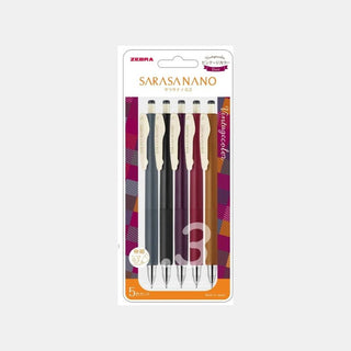 Sarasa Clip Nano 5 Colour Pen Set - Vintage-Stash World