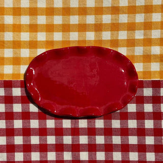 Scallop Oval - Trinket Tray-Desk Accessories-Stash World