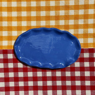 Scallop Oval - Trinket Tray-Desk Accessories-Stash World