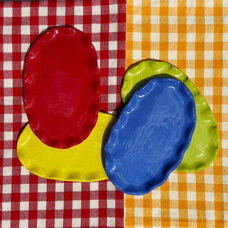 Scallop Oval - Trinket Tray-Desk Accessories-Stash World
