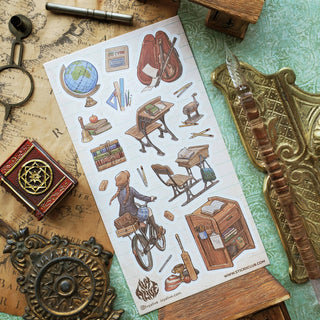 School Days - Sticker Sheet-Sticker Sheets-Stash World