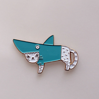 Cat Shark - Enamel Pin