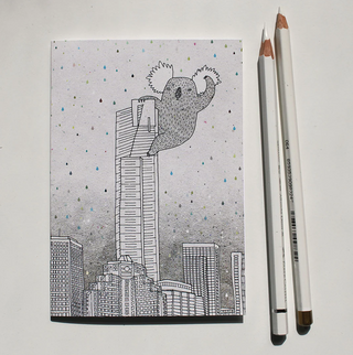 Giant Koala - Greeting Card