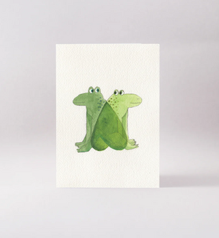 Frog Love - Greeting Card