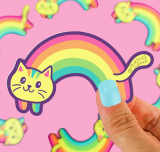 Rainbow Cat - Vinyl Sticker