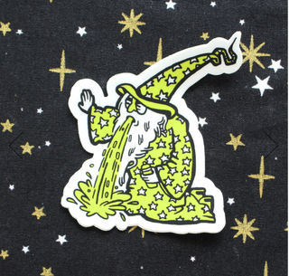 Vomit Wizard - Vinyl Sticker