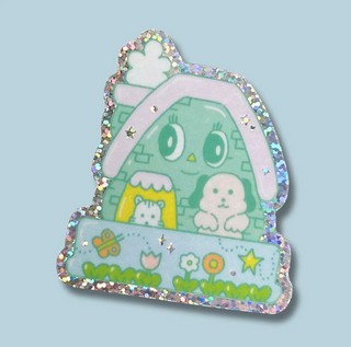 Charming House - Vinyl Sticker (Glitter)