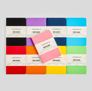 Basic A6 Notebook (softcover with centre-thread) - Neo Basic Series