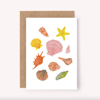 Seashells - Greeting Card-Greeting Cards-Stash World