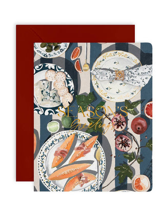 Season's Greetings Christmas - Greeting Card-Greeting Cards-Stash World