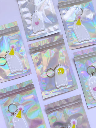 Small Ghost - Acrylic Keychain-Keychains-Stash World
