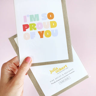 So Proud Of You - Greeting Card-Greeting Cards-Stash World
