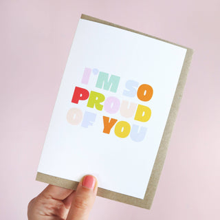 So Proud Of You - Greeting Card-Greeting Cards-Stash World