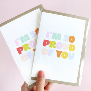 So Proud Of You - Greeting Card-Greeting Cards-Stash World