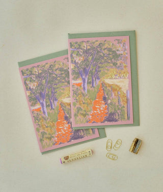Spring Walk - Greeting Card-Greeting Cards-Stash World