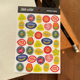 Stash Fruit Stickers - Sticker Sheet-Sticker Sheets-Stash World