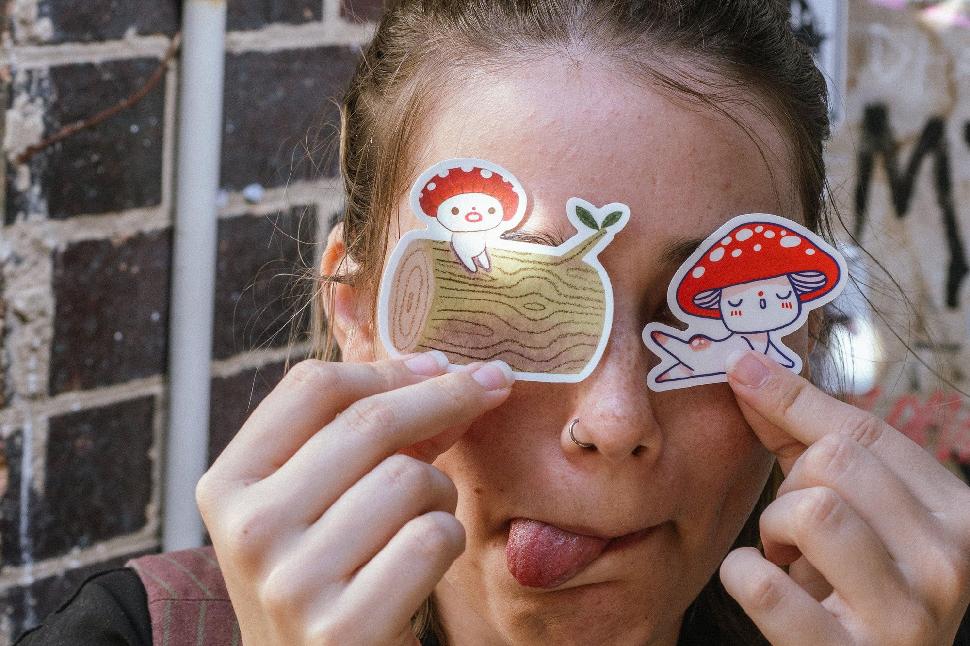 Mini Santa Pearly Stickers Stash World