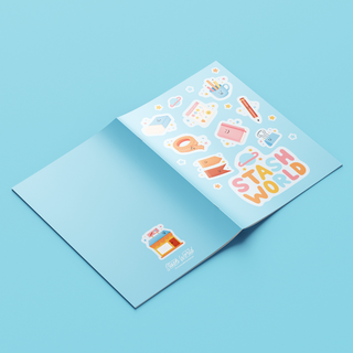 PREORDER: Stationery Friends - Reusable Sticker Book