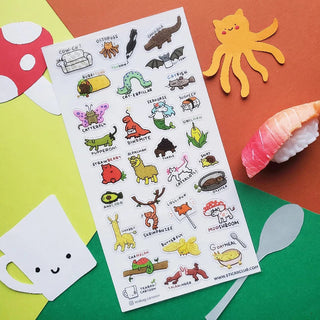 Strawbeary Lollipup - Sticker Sheet-Sticker Sheets-Stash World