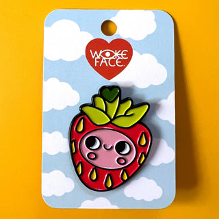 Strawbebby - Enamel Pin-Enamel Pins-Stash World