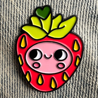 Strawbebby - Enamel Pin-Enamel Pins-Stash World