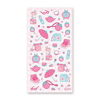 Strawberry Accessories Sticker Sheet