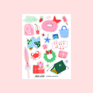 Summer Holidays - Sticker Sheet