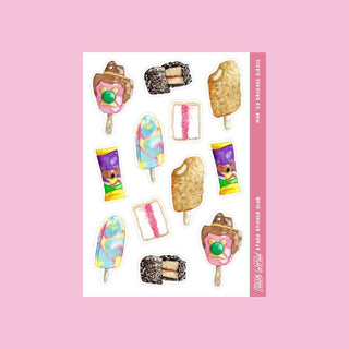 Summer Treats Sticker Sheet - Stash Sticker Club-Stash World